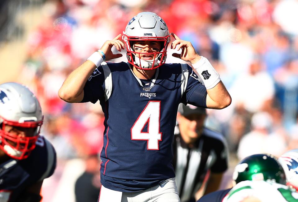 Le public est optimiste quant à la performance du joueur des New England Patriots Jarrett Stidham